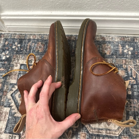 Dr. Martens Ember Brown Leather Mens Sz 8 Westfield chukka boot nice - Picture 5 of 8